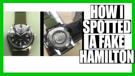 fake hamilton watch dial|is my hamilton khaki field fake.